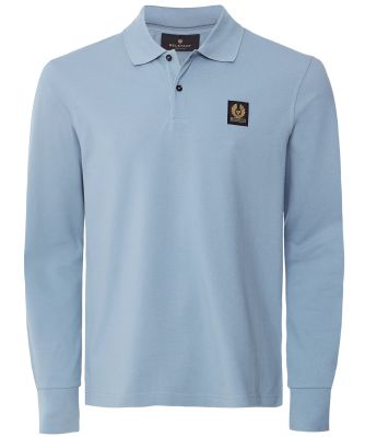 Cotton Pique Long Sleeve Polo