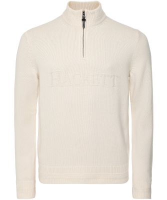 Merino Cashmere Half-Zip Sweater