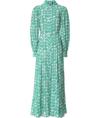 Georgina Wave Midi Shirt Dress