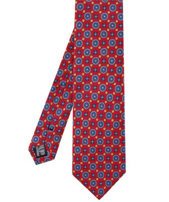 Silk Medallion Pattern Tie
