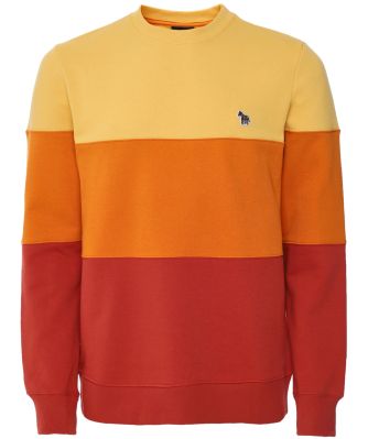 PS by Paul Smith Mens Colour Block Zebra Sweatshirt