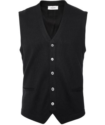 Virgin Wool Knitted Waistcoat
