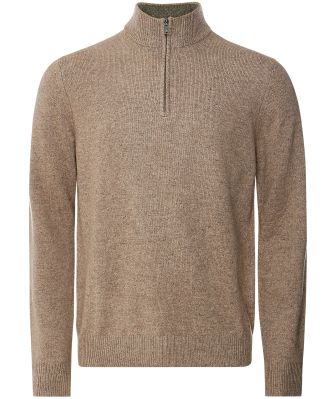 Lambswool Half Zip Sweater