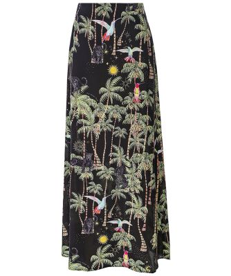 Silk Maxi Skirt