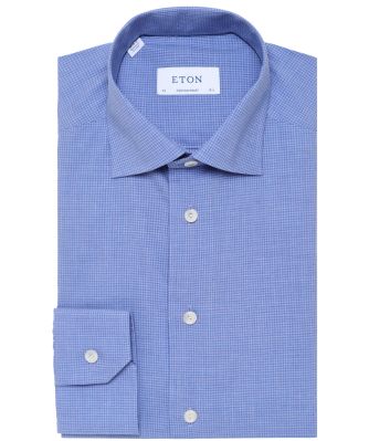Contemporary Fit Melange Gingham Shirt