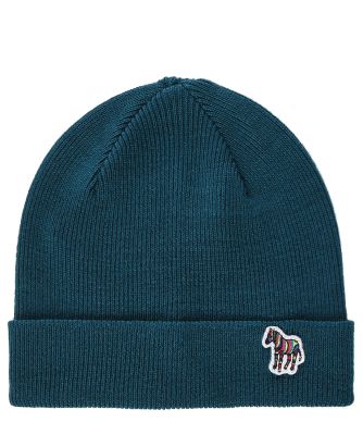 Lambswool Zebra Beanie