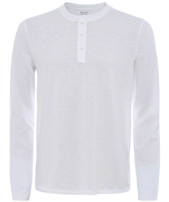 Slub Jersey Henley T Shirt
