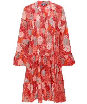 Lobster Cotton Mini Dress