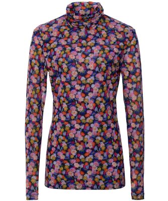 Floral Mesh Top