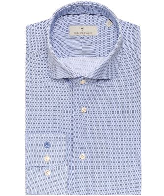 Thomas Maine Men's Tailored Fit Micro Print Roma Shirt
