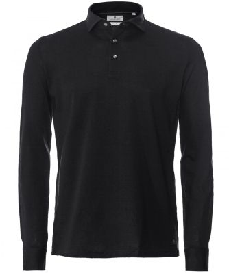 Merino Long Sleeve Polo Shirt