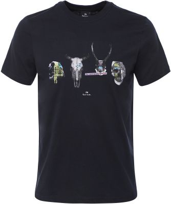 Organic Cotton Skull Line Up T Shirt