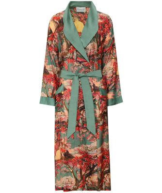 Country Toile Berry Gown