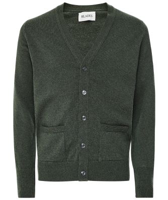 J. Blades Men's Lambswool Rob Cardigan