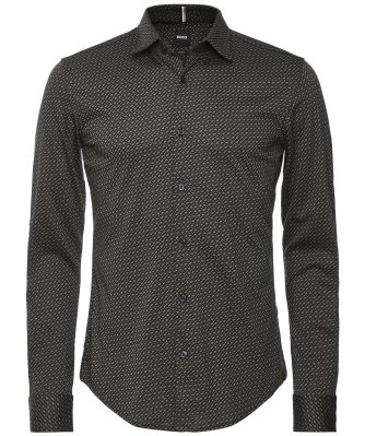 Slim Fit Monogram Roan_F Shirt