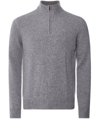 Lambswool Half Zip Sweater