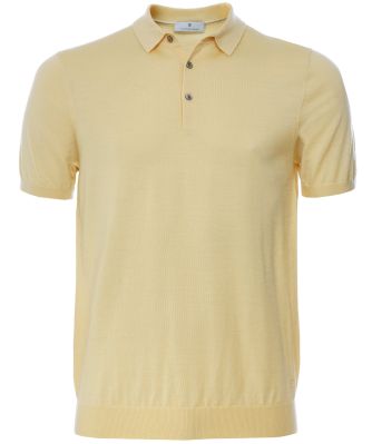Thomas Maine Men's Merino Wool Knit Polo Shirt