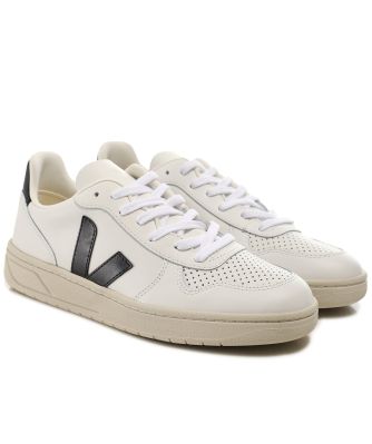 Mens Leather V-10 Sneakers