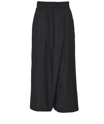 Satin Wide Leg Culotte Pants