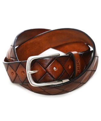 Leather Diamond Belt