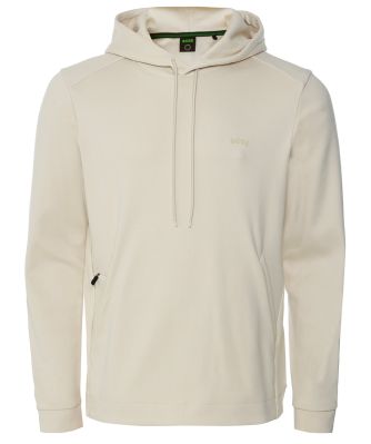 BOSS Men's Cotton Soody Curved Hoodie