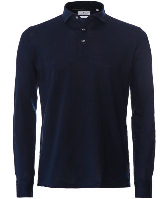 Merino Long Sleeve Polo Shirt