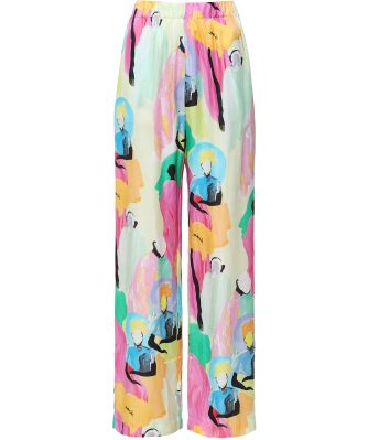 Fatou Floral Silk Pants