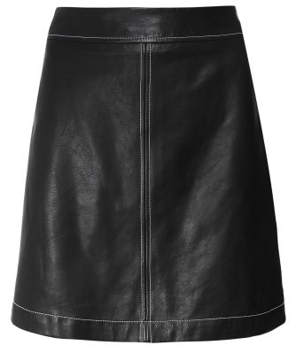 Leather Mini Skirt