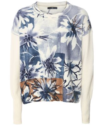 Plausible Floral Wool Sweater