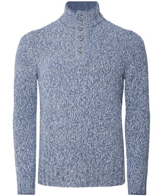 Virgin Wool Mock Neck Sweater