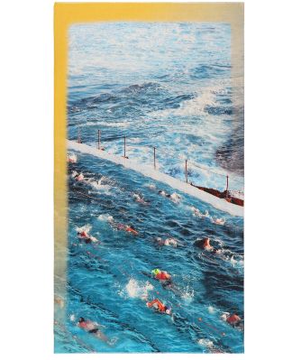 Ahujasons Women's Wild Sea Print Scarf