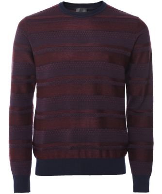 Pal Zileri Men's Wool Striped Jumper