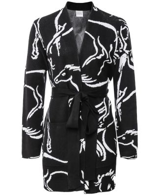 Blaze Cotton Jacquard Cardigan
