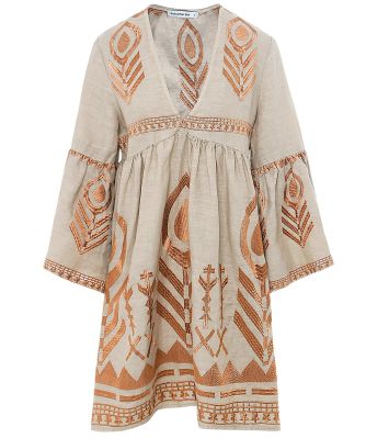 Kori Women's Linen Feather Dress