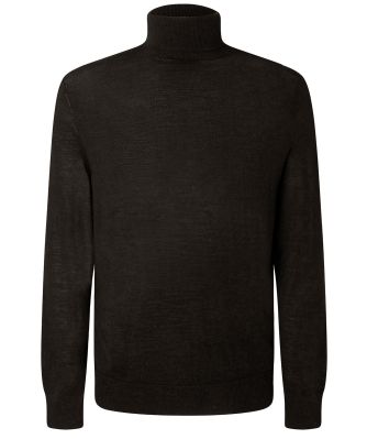 Merino Silk Roll Neck Sweater