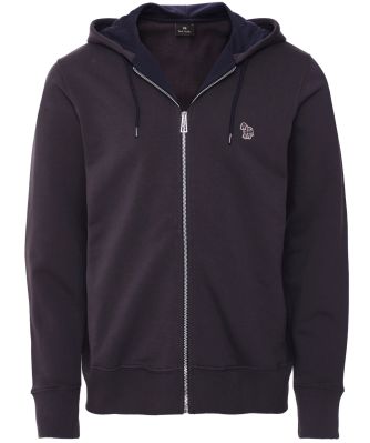Zip Through Zebra Hoodie