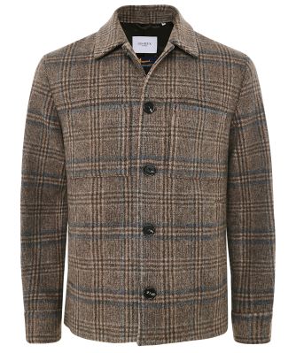 Les Deux Men's Wool Prince of Wales Check Marseille Jacket