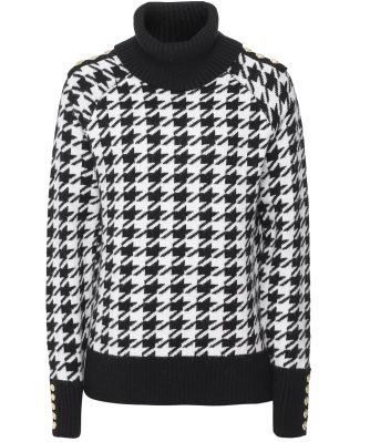 Heritage Knit Houndstooth Sweater
