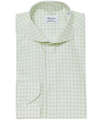 Fitted Body Gingham Shirt