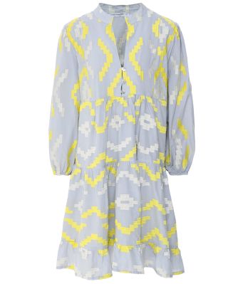 Kori Women's Chiffon Rhombus Cotton Mini Dress