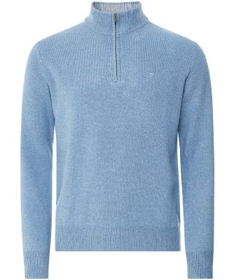 Lambswool Half Zip Sweater