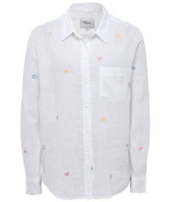 Linen Embroidery Charli Shirt