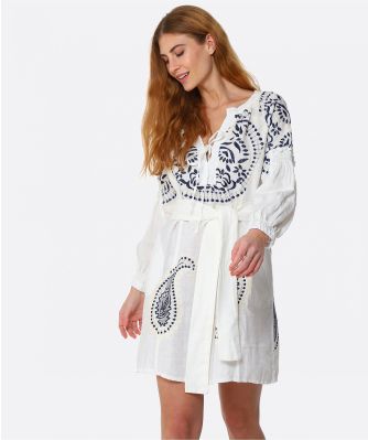 Linen Tie Dress