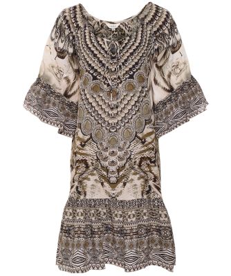 Silk Gypsy Mini Dress