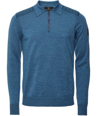 Merino Kirk Zip Polo