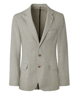 Cotton Puppytooth Jacket
