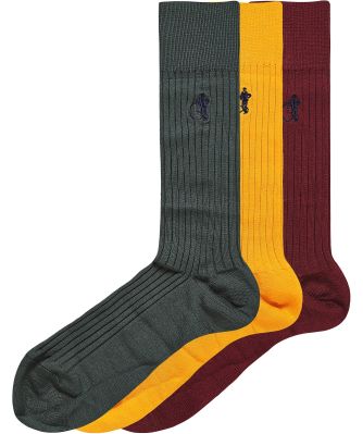 London Sock Co. Men's Simply Dapper Socks 3 Pack