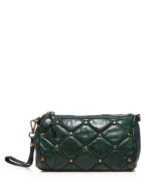 Studded Leather Mini Shoulder Bag