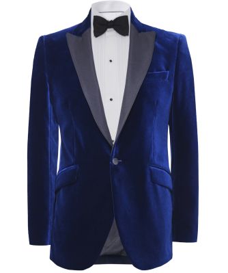 Slim Fit Velvet Dinner Jacket