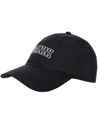 GANNI Women's Organic Cotton Logo Cap